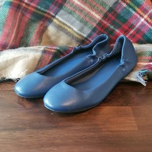 Delman leather ballet flats size 9
